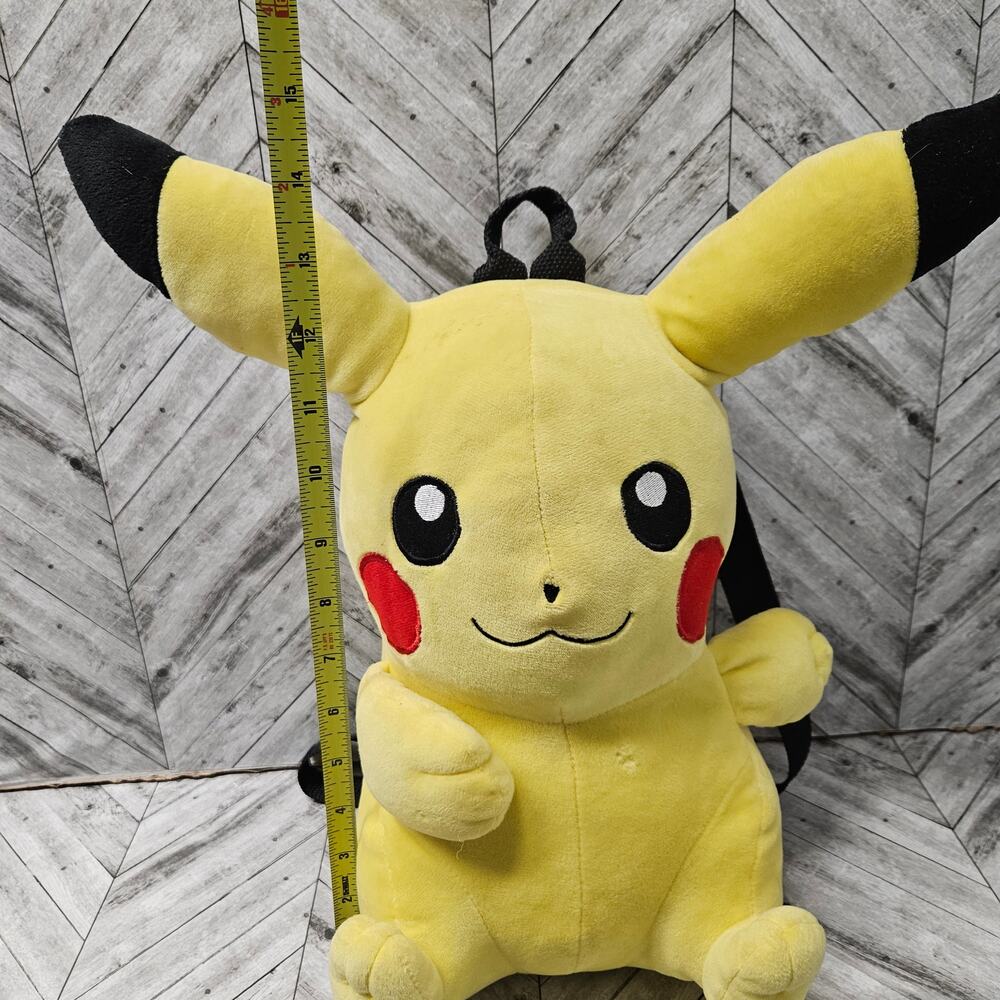 Pikachu Backpack Plush Pokemon Cosplay 15" 2015 - Picture 7 of 8